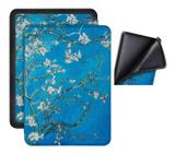 Capa Kindle Paperwhite 10ª geração à prova d'água - Hibernação - Fech. magnético - Silicone Apricot - Fullmosa