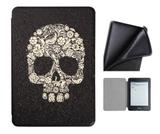 Capa Kindle Paperwhite 10ª geração à prova d'água- Hibernação- Fechamento magnético - Silicone Skull - Fullmosa