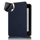 Capa Kindle Paperwhite à Prova Dágua WB - Ultra Leve Auto Hibernação Sensor Magnético Silicone Flexível Azul Marinho