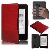 Capa Kindle Paperwhite WB Auto Liga/Desliga - Hands Free Vermelha