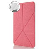 Capa Kindle Paperwhite WB Origami Auto Hibernação Sensor Magnético Silicone Flexível Estilo Tecido Rosa