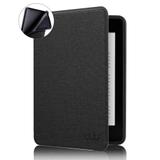 Capa Kindle Paperwhite WB Ultra Leve Auto Hibernação Sensor Magnético Silicone Flexível Estilo Tecido Preto