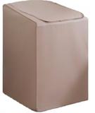 Capa Máquina de Lavar Brastemp 15 kg Flanelada Com Zíper Bege - Ribercapas
