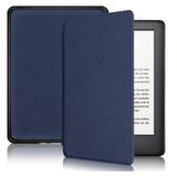 Capa Novo Kindle 10ª geração com iluminação embutida - Auto hibernação - Fechamento magnético - Cores - Azul Marinho - Fullmosa