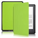 Capa Novo Kindle 10ª geração com iluminação embutida - Auto hibernação - Fechamento magnético - Cores - Verde Limão - Fullmosa