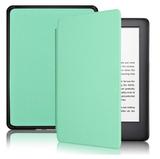 Capa Novo Kindle 10ª geração com iluminação embutida - Auto hibernação - Fechamento magnético - Cores - Verde Menta - Fullmosa