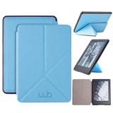 Capa Novo Kindle 10ª Geração WB - Auto Hibernação Sensor Magnético Origami Azul Claro