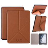 Capa Novo Kindle 10ª Geração WB - Auto Hibernação Sensor Magnético Origami Marrom