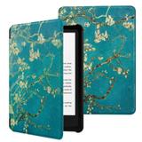 Capa Novo Kindle 10a. Geração Wb Auto Liga/Desliga - Ultra Leve Flores