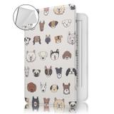 Capa Novo Kindle 10a. Geração WB - Ultra Leve Auto Hibernação Sensor Magnético Silicone Flexível Dogs
