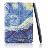 Capa Novo Kindle Paperwhite a prova D'água Wb - Origami Auto Hibernação Fecho Magnético Van Gogh