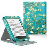 Capa Novo Kindle Paperwhite a prova D'água WB Premium Vertical Auto Hibernação - Flores