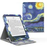 Capa Novo Kindle Paperwhite a Prova D'água WB - Premium Vertical Auto Hibernação - Van Gogh