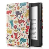 Capa Novo Kindle Paperwhite a Prova D'água Wb - Ultra Leve Auto Hibernação Fecho Magnético Cats