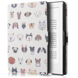 Capa Novo Kindle Paperwhite a prova D'água Wb - Ultra Leve Auto Hibernação Fecho Magnético Dogs