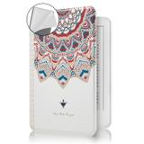 Capa Novo Kindle Paperwhite à Prova D'água WB Ultra Leve Auto Hibernação Sensor Magnético Silicone Flexível Mandala