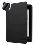 Capa Novo Kindle Paperwhite à Prova D'água WB - Ultra Leve Auto Hibernação Sensor Magnético Silicone Flexível Preta
