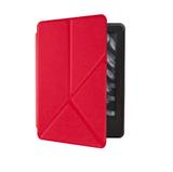 Capa Novo Kindle Paperwhite à Prova dágua - Auto hibernação - Fechamento magnético - Origami - Vermelha - Fullmosa