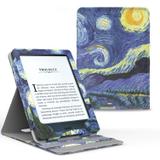 Capa Novo Kindle Paperwhite a prova Dágua WB Premium Vertical Auto Hibernação - Van Gogh
