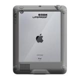 Capa Original Ipad 2 3 4 Lifeproof Nuud Prova Dágua - branca c/ detalhe cinza