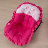 Capa para Bebê Conforto Balões Rosa e PInk - Bruna baby