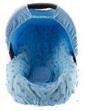Capa para Bebê Conforto Coroa Azul Bebê - Alan pierre baby