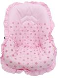 Capa Para Bebê Conforto Coroa Rosa 100 Algodão - Bruna baby enxovais