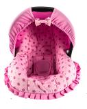 Capa para Bebê Conforto Coroa Rosa - Alan pierre baby