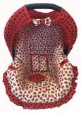 Capa para Bebê conforto Multimarcas de 0 a 13 KG Joana Vermelha - Alan pierre baby