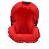 Capa Para Bebê Conforto Multimarcas de 0 a 13 KG Vermelho - Alan pierre baby
