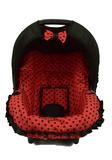 Capa Para Bebê Conforto Multimarcas De 0 A 13 Kg Vermelho Bola Preta - Alan pierre baby