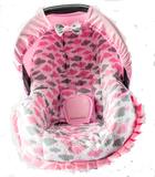 Capa Para Bebê Conforto Nuvem Rosa Nova Multimarcas - Alan pierre pierre