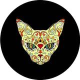 Capa para estepe Ecosport Fox + Cabo + Cadeado Gato Floral - Lorben