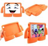 Capa para Ipad 2 3 4 Anti Impacto e Choque Infantil Emborrachada iGuy Cor:Laranja