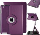 Capa para Ipad 2 3 4 Giratória 360º Luxo Executivo Couro Sintético - Lucky