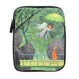 Capa para iPad 2/3 Neoprene Criança com Guarda Chuva e Anjo - Mega empório