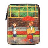 Capa para iPad 2/3 Neoprene Crianças na Chuva - Mega empório