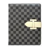 Capa para iPad 2/3 Policarbonato Quadriculada com Fecho de Encaixe Preto - Mega empório