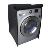 Capa Para Lava e Seca LG 9 Kg Abertura Frontal Preta - Vip capas