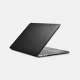 Capa Para MacBook Pro de 15.4 Com e Sem Retina Versão 2017/2016/2018 Icarer Couro Preto