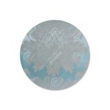 Capa para Sousplat em Tecido Jacquard Azul Bebê e Bege Medalhão Tradicional - Jacquard tradicional