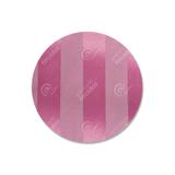 Capa para Sousplat em Tecido Jacquard Rosa Pink Chiclete Listrado Tradicional - Jacquard tradicional