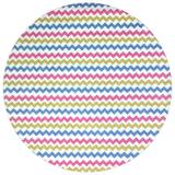 Capa para Sousplat Pintura ZigZag da Charlô 35cm x35cm - 4 unids - Maison charlô