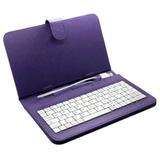 Capa Para Tablet Com Teclado De 7 Polegadas Universal Roxa - Gbmax