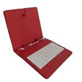 Capa para tablet de 7 Polegadas com Teclado Vermelha - Gbmax