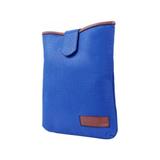 Capa para tablet ipad de couro azul blue - Sandro moscoloni