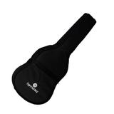 Capa Para Violão Folk Nylon Luxo Bolso Frontal Preta Harmonics