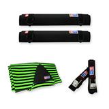 Capa Prancha Surf Camisinha Toalha 58 a 511 verde + FITA RACK 5M + TUBO ESPUMA 40CM - MAORI EXTREME
