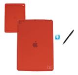 Capa Silicone Emborrachada Design iPad Mini 4 / Caneta Touch (Vermelho) - Skin t18