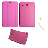 Capa Smart Book Tab E - 8.0 T375/T377 + controlesTouch (Rosa) - Bd cases